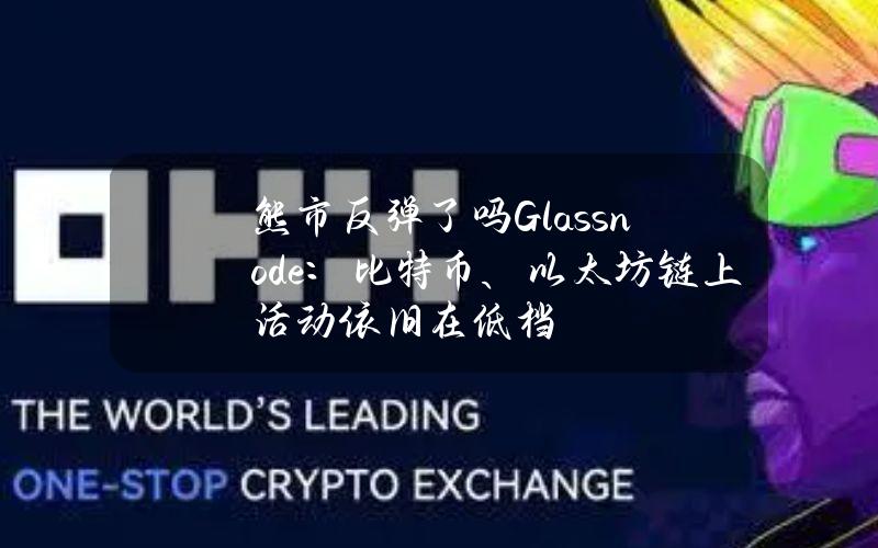 熊市反弹了吗？Glassnode：比特币、以太坊链上活动依旧在低档