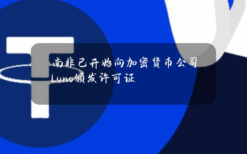 南非已开始向加密货币公司Luno颁发许可证