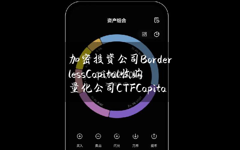 加密投资公司BorderlessCapital收购量化公司CTFCapital