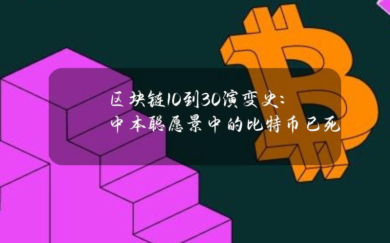 区块链10到30演变史：中本聪愿景中的比特币已死？