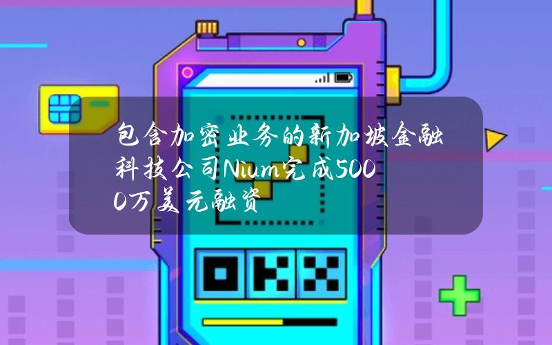 包含加密业务的新加坡金融科技公司Nium完成5000万美元融资