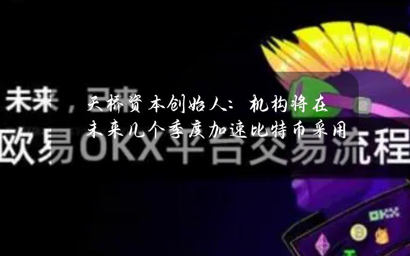 天桥资本创始人：机构将在未来几个季度加速比特币采用