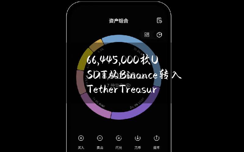 66,445,000枚USDT从Binance转入TetherTreasury