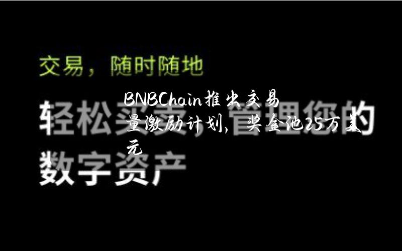 BNBChain推出交易量激励计划，奖金池25万美元