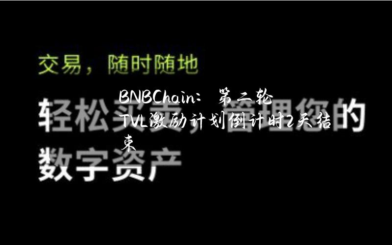 BNBChain：第二轮TVL激励计划倒计时2天结束