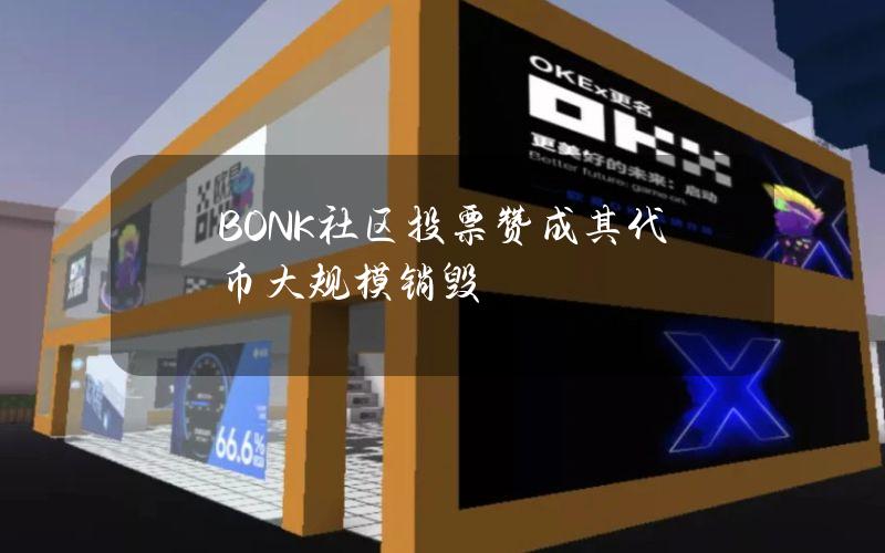 BONK社区投票赞成其代币大规模销毁