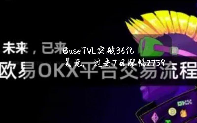 BaseTVL突破36亿美元，过去7日涨幅27.59%