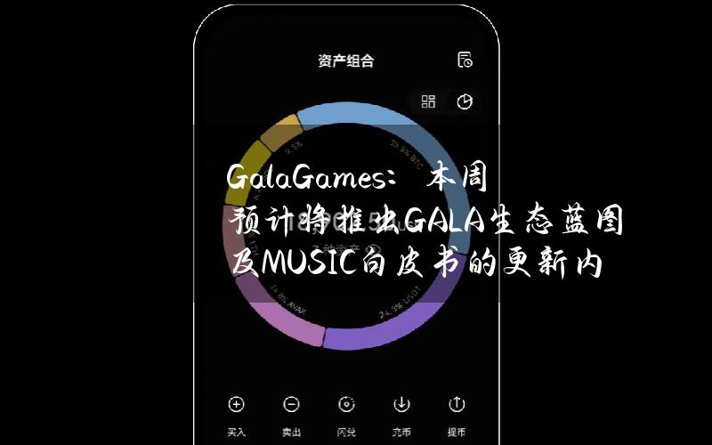 GalaGames：本周预计将推出GALA生态蓝图及MUSIC白皮书的更新内容