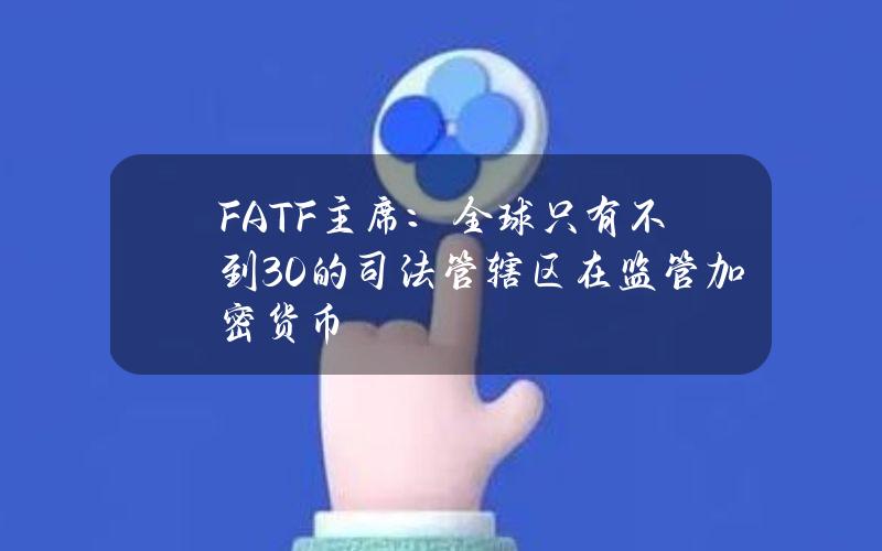 FATF主席：全球只有不到30%的司法管辖区在监管加密货币