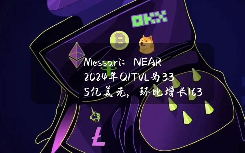 Messari：NEAR2024年Q1TVL为3.35亿美元，环比增长163%