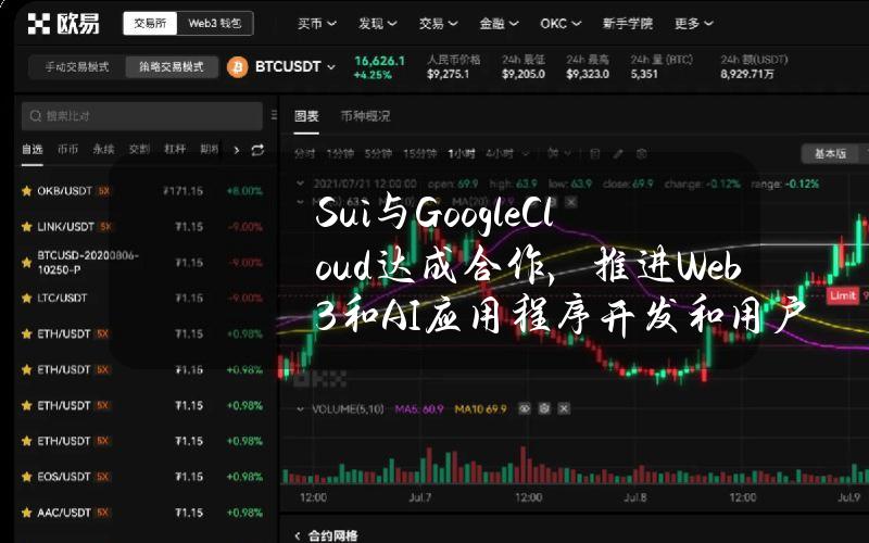 Sui与GoogleCloud达成合作，推进Web3和AI应用程序开发和用户体验