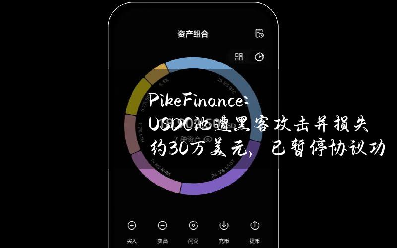 PikeFinance：USDC池遭黑客攻击并损失约30万美元，已暂停协议功能