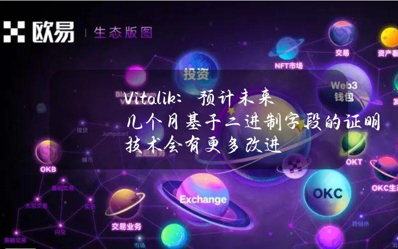 Vitalik：预计未来几个月基于二进制字段的证明技术会有更多改进