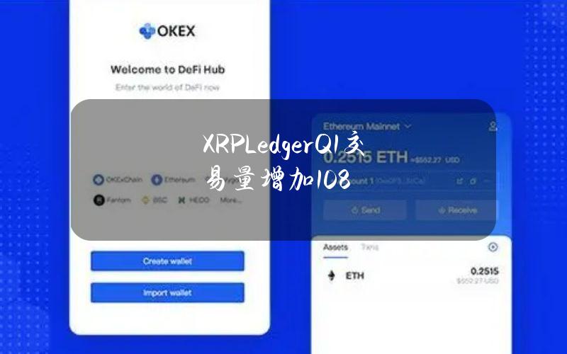 XRPLedgerQ1交易量增加108%